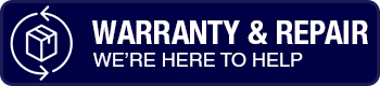 Waranty and repair: we're here to help.